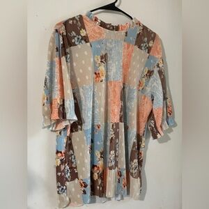 Floral Patchwork blouse